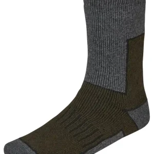 Seeland Socken Field Thermo 2er-Pack, Pine Green Melange/Grey Schnäppchen